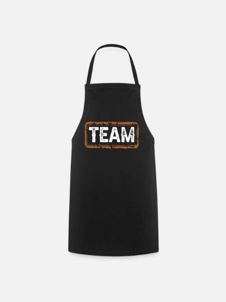 team - Kochschürze - Schwarz
