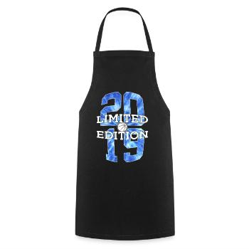 7E ANNIVERSAIRE BASKETBALL 2019 ÉDITION LIMITÉE - Tablier de cuisine - noir - Devant - AI Model Male 185 dark (185cm)