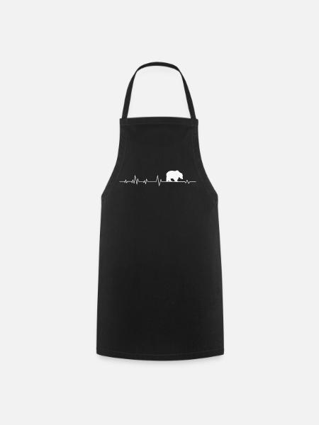 Bär - Kochschürze - Schwarz