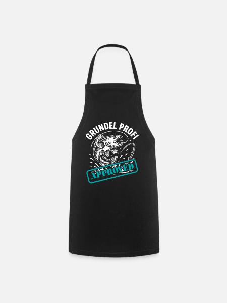 Grundel Angler - Kochschürze - Schwarz