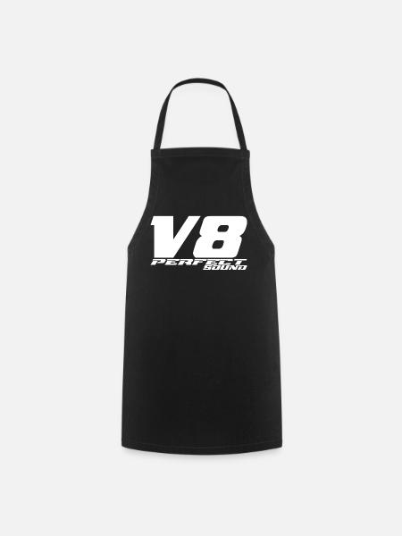 V8 - Tablier de cuisine - noir