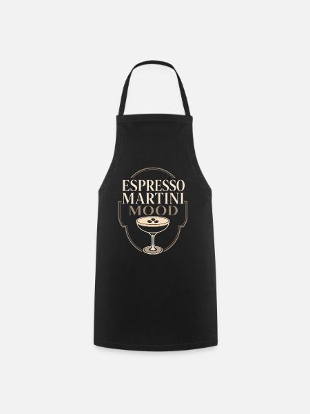 Espresso-martini-social-club-cocktail-geschenk - Kochschürze - Schwarz