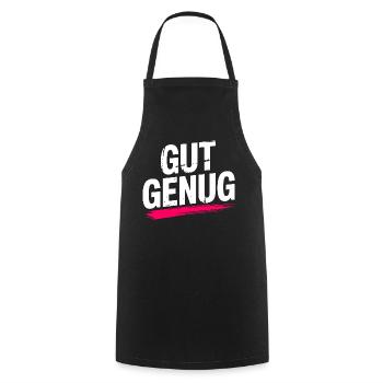 Gut Genug Selbstliebe Ich Bin Gut Genug Selbstwert - Kochschürze - Schwarz - Vorne - AI Model Male 185 dark (185cm)