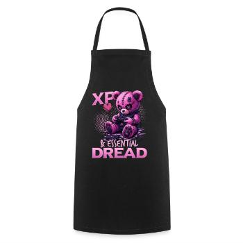 Pastel Goth Soft Goth Gaming Gamer - Cooking Apron - black - Front - AI Model Male 185 dark (185cm)