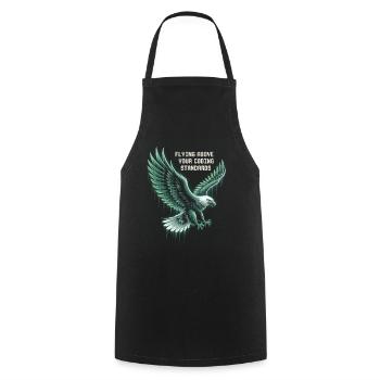 Programmers – Coding Developers & Computer Scientists - Cooking Apron - black - Front - AI Model Male 185 dark (185cm)