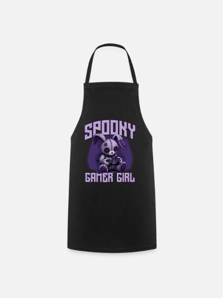 Pastel Goth Soft Goth Gaming Gamer - Kochschürze - Schwarz