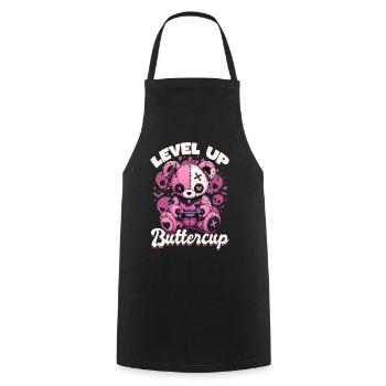 Pastel Goth Soft Goth Gaming Gamer - Tablier de cuisine - noir - Devant - AI Model Male 185 dark (185cm)