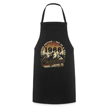 1966 Vintage Vintage Birthday Gift Retro - Cooking Apron - black - Front - AI Model Male 185 dark (185cm)