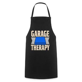 Garage Detailer Car Detailing Car Detailer - Cooking Apron - black - Front - AI Model Male 185 dark (185cm)
