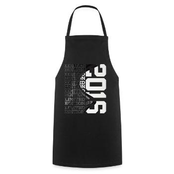 10 YEARS OLD LIMITED EDITION 2016 10TH BIRTHDAY - Cooking Apron - black - Front - AI Model Male 185 dark (185cm)