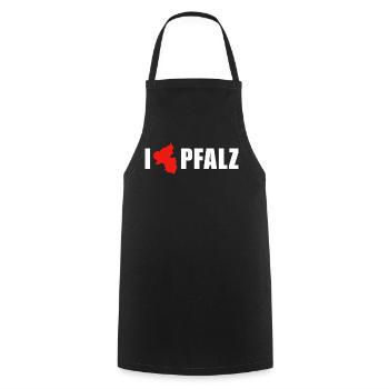 I love Pfalz Rheinland-Pfalz - Kochschürze - Schwarz - Vorne - AI Model Male 185 dark (185cm)