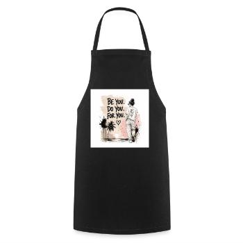 C44E0514-D160-4EC5-B75F-FFC0E88E6842 - Cooking Apron - black - Front - AI Model Male 185 dark (185cm)