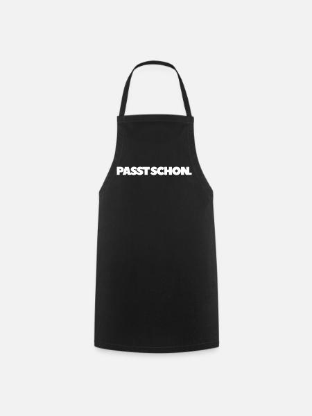 Passt Schon Bold Retro - Kochschürze - Schwarz