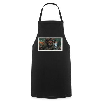 beast with a frozen heart - Cooking Apron - black - Front - AI Model Male 185 dark (185cm)
