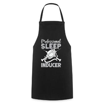 Anesthésiste Anesthésie Inducteur du sommeil - Tablier de cuisine - noir - Devant - AI Model Male 185 dark (185cm)