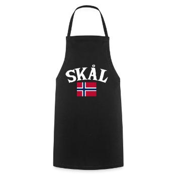 Vacances en Norvège dans les fjords de Norge Voyage en Scandinavie - Tablier de cuisine - noir - Devant - AI Model Male 185 dark (185cm)