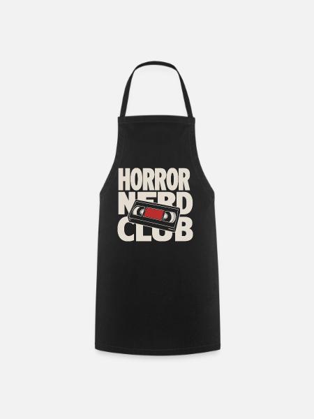 Horror Nerd Club VHS - Kochschürze - Schwarz
