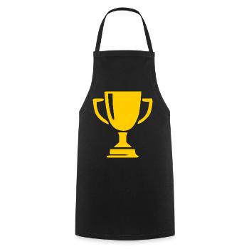 Cup Victory Gift Sportsman - Cooking Apron - black - Front - AI Model Male 185 dark (185cm)