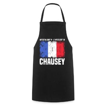 Chausey Coordinates - Cooking Apron - black - Front - AI Model Male 185 dark (185cm)