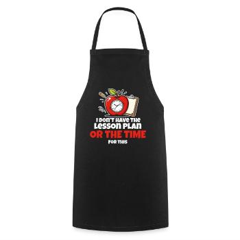 Meme de leçon de presse - Tablier de cuisine - noir - Devant - AI Model Male 185 dark (185cm)