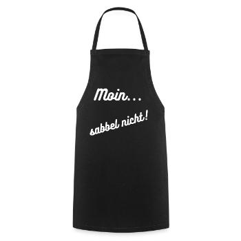 Heimatliebe Nord/ Moin - Kochschürze - Schwarz - Vorne - AI Model Male 185 dark (185cm)