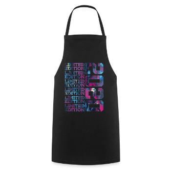 COOL 6 ANS ÉDITION LIMITÉE 6E ANNIVERSAIRE 2020 - Tablier de cuisine - noir - Devant - AI Model Male 185 dark (185cm)