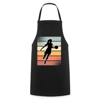 Basketball Basketballerin Frauen Basketball - Kochschürze - Schwarz - Vorne - AI Model Male 185 dark (185cm)