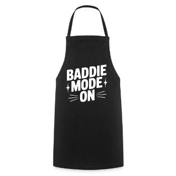 Bösewicht-Modus an - Kochschürze - Schwarz - Vorne - AI Model Male 185 dark (185cm)