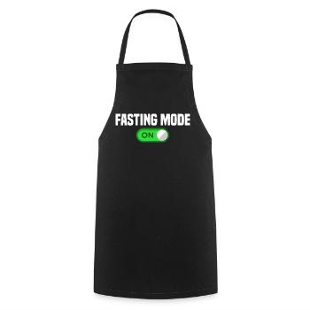 Fasting Mode On Toggle Graphic Tee - Cooking Apron - black - Front - AI Model Male 185 dark (185cm)