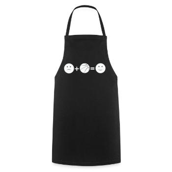 Basketball Love - Kochschürze - Schwarz - Vorne - AI Model Male 185 dark (185cm)