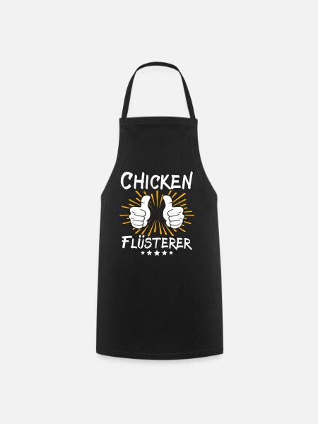 Chicken Spruch - Kochschürze - Schwarz