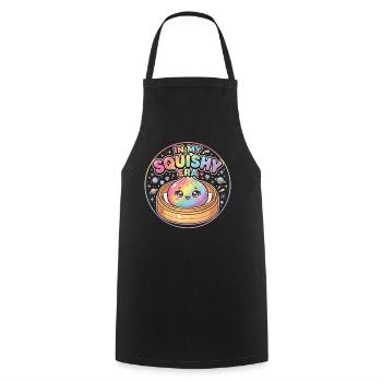 Dumpling In My Squishy Era Funny - Cooking Apron - black - Front - AI Model Male 185 dark (185cm)