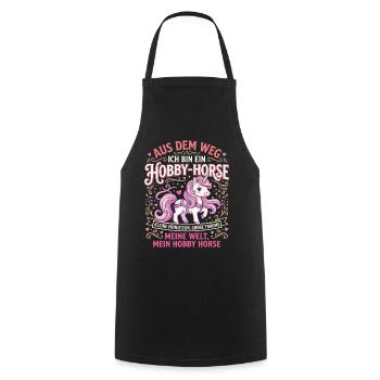 Hobby Horse Prinzessin Aus dem Weg Ich Bin EIN - Kochschürze - Schwarz - Vorne - AI Model Male 185 dark (185cm)