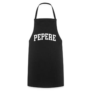 Pepere French Grandpa Pepere - Cooking Apron - black - Front - AI Model Male 185 dark (185cm)
