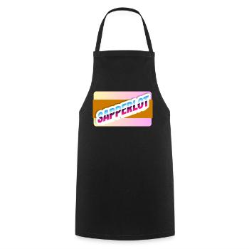 Sapperlot - Cooking Apron - black - Front - AI Model Male 185 dark (185cm)