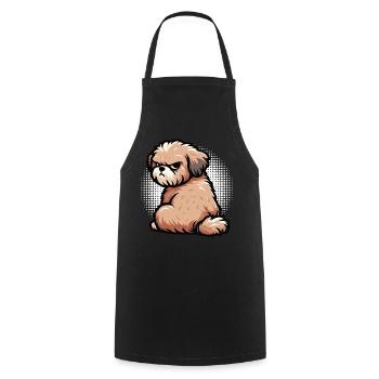 Bolonka Zwetna Bolonka Owner Bolonka Lovers - Cooking Apron - black - Front - AI Model Male 185 dark (185cm)