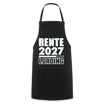 Pension 2027 Loading - Cooking Apron - black - Front - AI Model Male 185 dark (185cm)