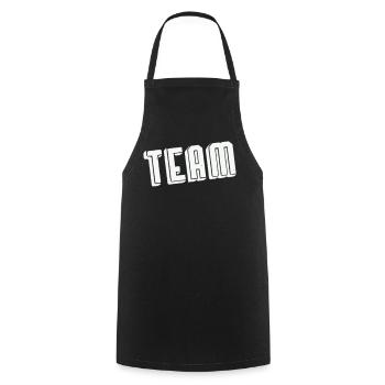 Team Spirit Bold Tinted Vintage Font - Cooking Apron - black - Front - AI Model Male 185 dark (185cm)