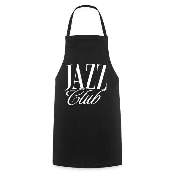 Jazz Club - Cooking Apron - black - Front - AI Model Male 185 dark (185cm)