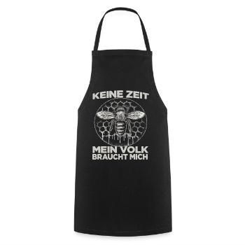 Biene Fan Imker Zubehör Bienenzüchter Imker - Kochschürze - Schwarz - Vorne - AI Model Male 185 dark (185cm)