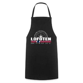 Lofoten - Cooking Apron - black - Front - AI Model Male 185 dark (185cm)