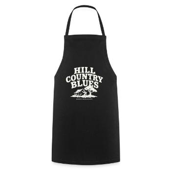 Hill Country Blues North Mississippi - Cooking Apron - black - Front - AI Model Male 185 dark (185cm)