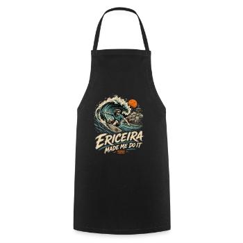 Ericeira Surf - Tablier de cuisine - noir - Devant - AI Model Male 185 dark (185cm)