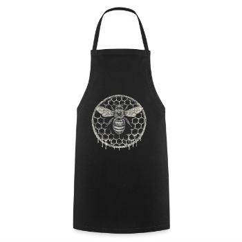 Accessoires pour apiculteur de colonie d’abeilles : Drôles - Tablier de cuisine - noir - Devant - AI Model Male 185 dark (185cm)