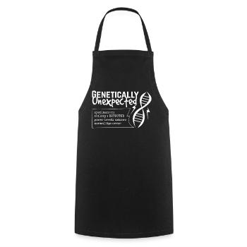 Genétiquement Inattendu ADN - Tablier de cuisine - noir - Devant - AI Model Male 185 dark (185cm)