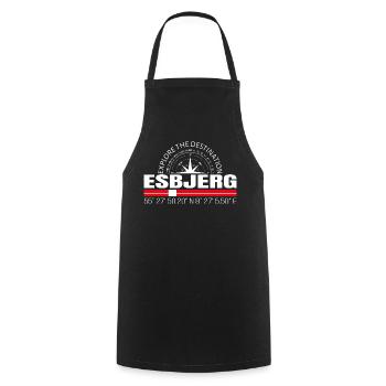 Esbjerg - Tablier de cuisine - noir - Devant - AI Model Male 185 dark (185cm)
