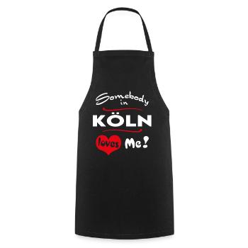Köln Stadt Urban T-Shirt City Heimatliebe Town - Kochschürze - Schwarz - Vorne - AI Model Male 185 dark (185cm)