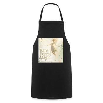 Magie Rare de la Forêt - Tablier de cuisine - noir - Devant - AI Model Male 185 dark (185cm)