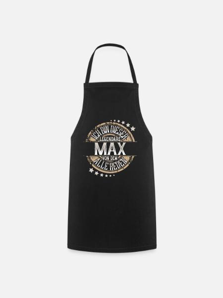 Max - Kochschürze - Schwarz