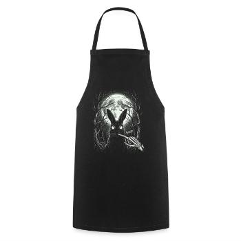 Skeleton Boop Flippant Mignon Gothique - Tablier de cuisine - noir - Devant - AI Model Male 185 dark (185cm)